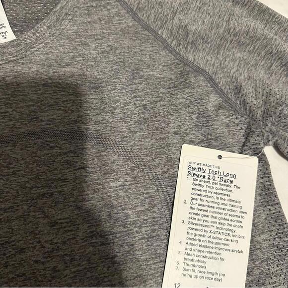 Lululemon Athletica Swiftly Tech Long Sleeve 2.0 *Race - Picture 4 of 4